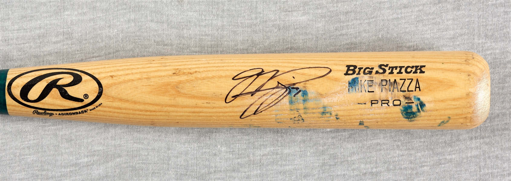 Mike Piazza 2007 BP-Used & Signed Rawlings Bat (BAS)