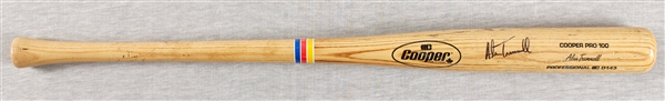 Alan Trammell Game-Used & Signed Cooper Bat (BAS)
