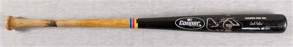 Cecil Fielder Game-Used & Signed Cooper Bat (BAS)