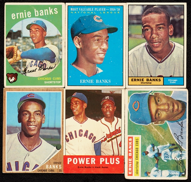 1953-65 Chicago Cubs Team Collection With Six Banks, Seven Other HOFers (110)