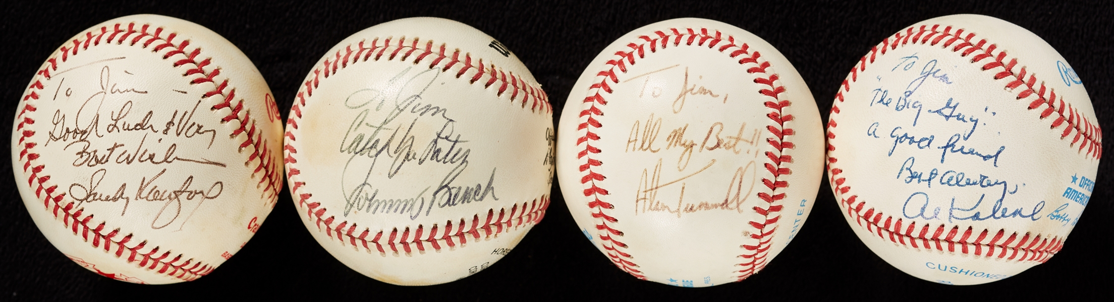 HOFer Single-Signed Baseballs to Jim Price Group with Sandy Koufax (4)