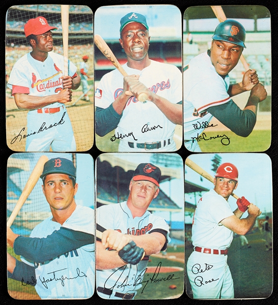 1970 Topps Baseball Supers High-Grade Group, 52 HOFers (119)