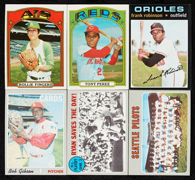 Group 1965-81 Topps Baseball, 144 HOFers, Specials, Hundreds From Vending (2,675)