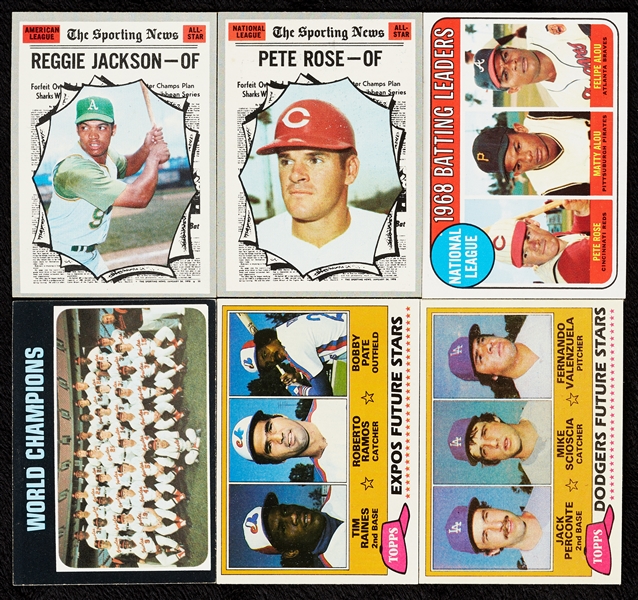 Group 1965-81 Topps Baseball, 144 HOFers, Specials, Hundreds From Vending (2,675)