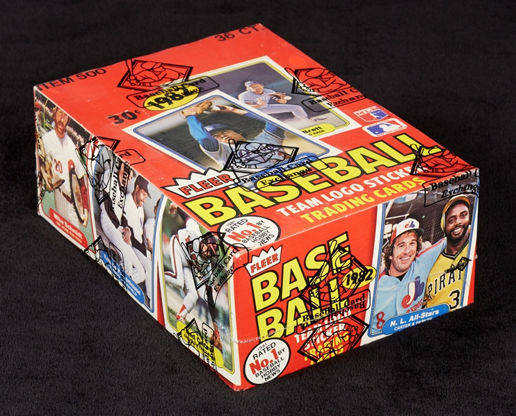 1982 Fleer Baseball Wax Box (36) (BBCE)