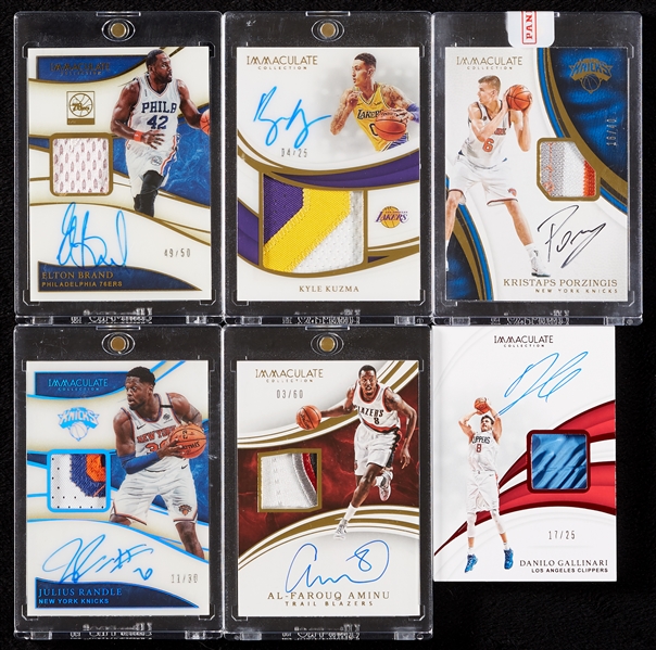 Panini Immaculate Autograph Patch Inserts Group (13)