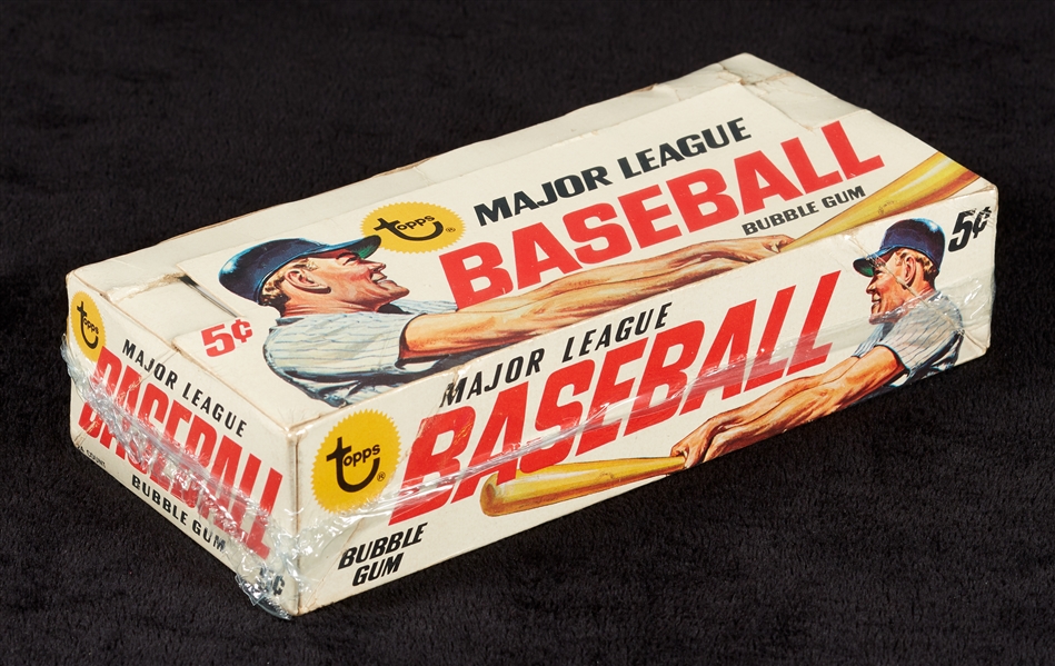 1967 Topps Baseball Empty Wax Box