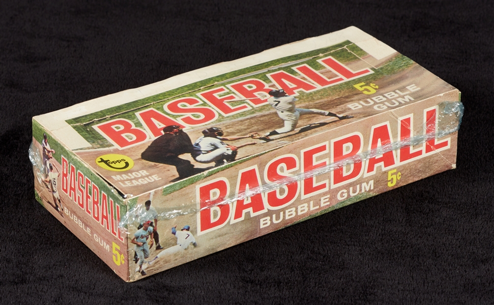 1968 Topps Baseball Empty Wax Box
