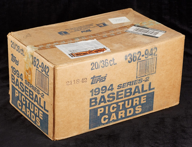 1994 Topps Series 2 Baseball Wax Case (20/36)