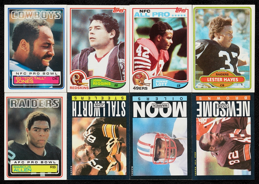 1980-87 Topps High-Grade Football Sets (5) and Extras (3,475)