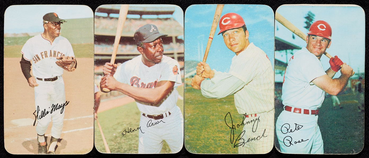 1960s and 1970s Baseball Potpourri of Nu-Card Scoops, Post, Leaf, Fleer and Topps Supers, 110 HOFers (360)