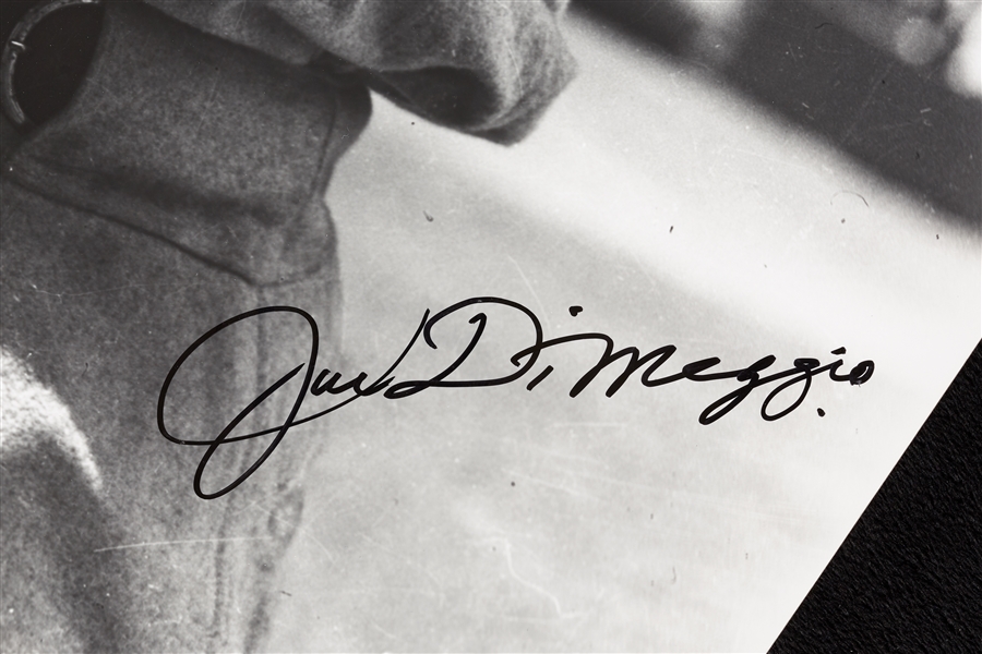 Joe DiMaggio Signed 16x20 Photo (BAS)