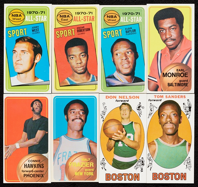 1969 and 1970 Topps Basketball Huge Group With 48 Hall of Famers (415)