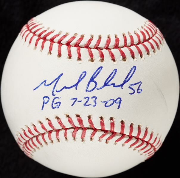 Mark Buehrle Single-Signed OML Baseball PG 7-23-09 (BAS)