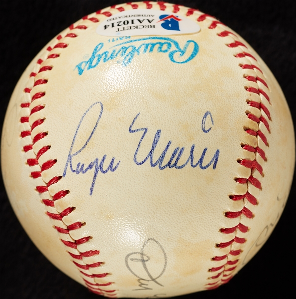 Roger Maris, Joe DiMaggio, Mickey Mantle & Others Signed OAL Baseball (BAS)