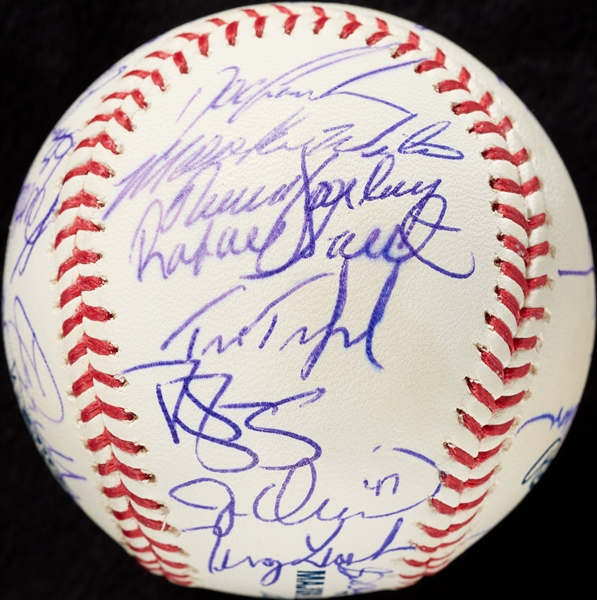 1986 New York Mets World Champs Team-Signed OML Baseball (BAS)