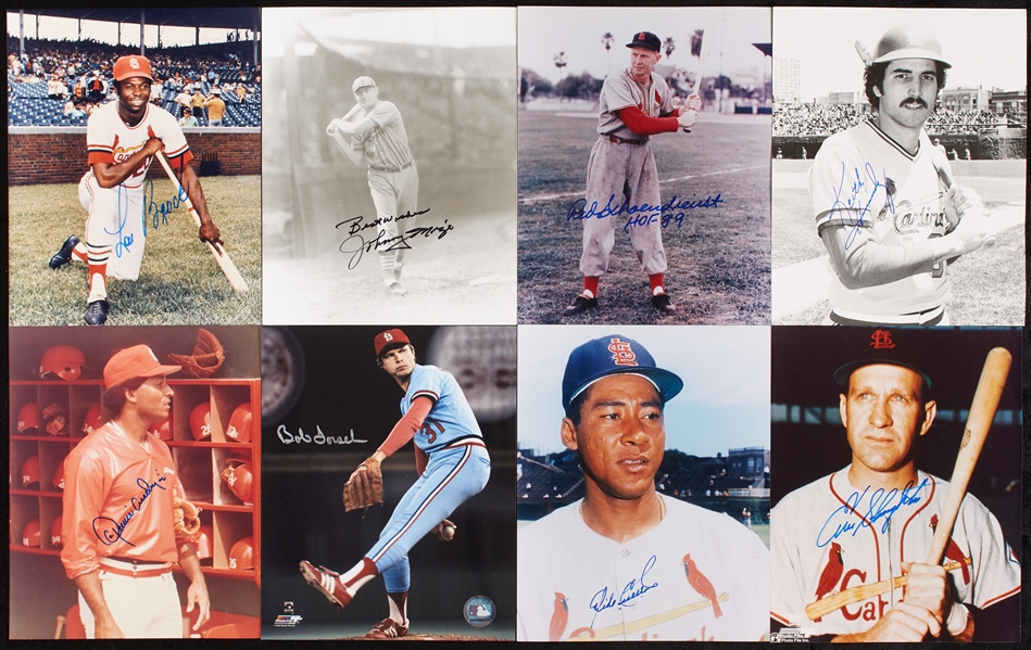 Signed St. Louis Cardinals 8x10 Photo Collection (74)