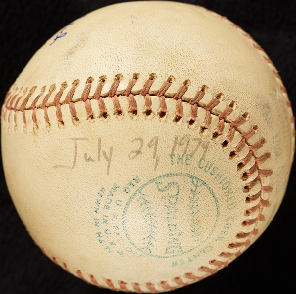 Mickey Lolich Career Win No. 190 Final Out Game-Used Baseball (7/29/1974) (BAS) (Lolich LOA)
