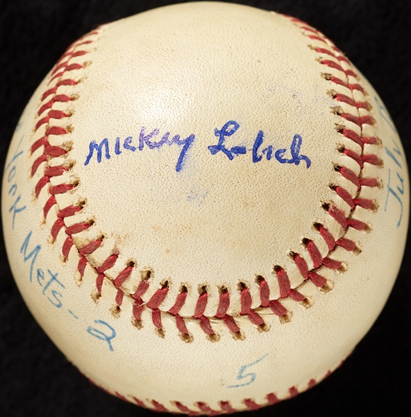Mickey Lolich Career Win No. 212 Final Out Game-Used Baseball (6/29/1976) (BAS) (Lolich LOA)