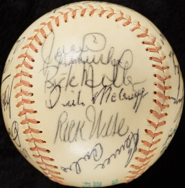 1974 Boston Red Sox Team-Signed Baseball with Jim Rice Rookie Auto