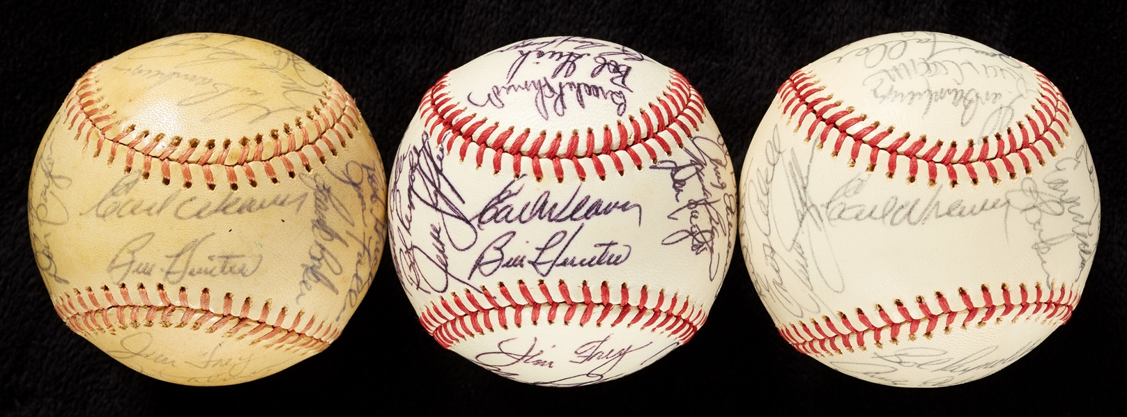 1974 Baltimore Orioles Team-Signed Baseballs Group (3)