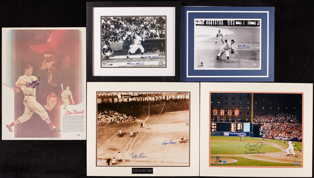 HOFers & Historic Moments Signed Photo Collection (10)