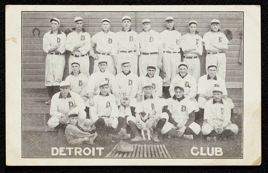1907 H.M. Taylor Detroit Tigers Team Postcard