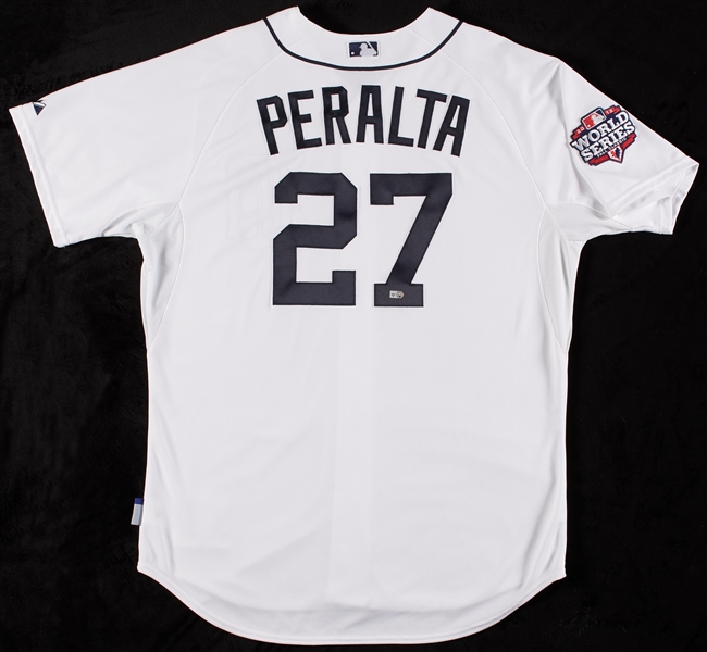 2012 Jhonny Peralta Detroit Tigers Game-Worn Home Jersey