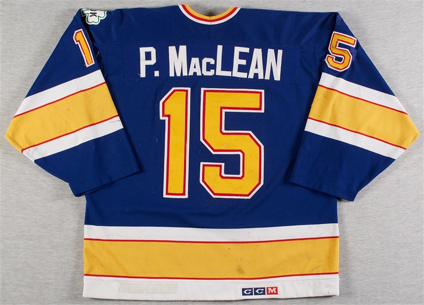 1989-90 Paul MacLean St. Louis Blues Game-Worn Jersey