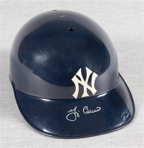 Yogi Berra Signed 1990s New York Yankees Batting Helmet