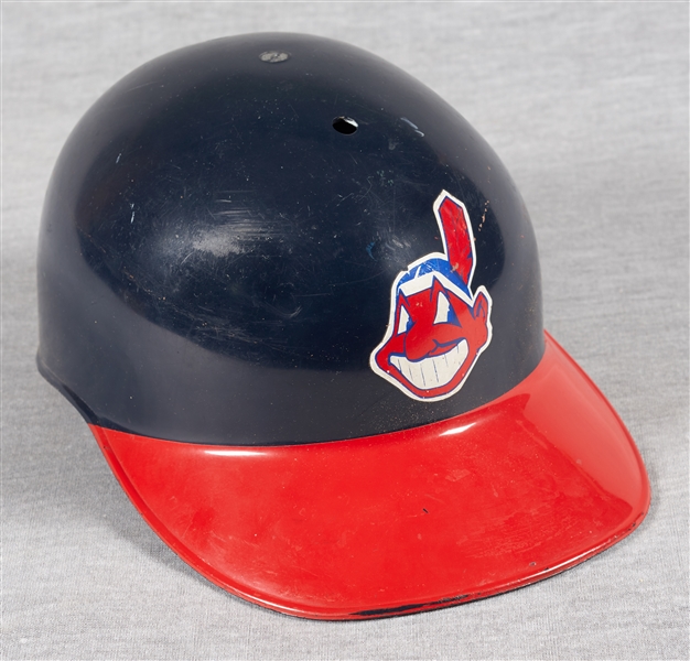 1980s Cleveland Indians Game-Worn Batting Helmet