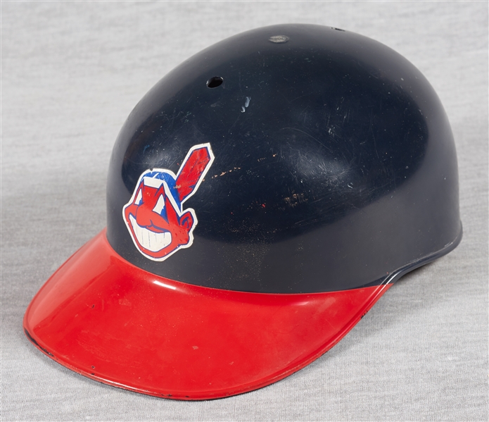 1980s Cleveland Indians Game-Worn Batting Helmet