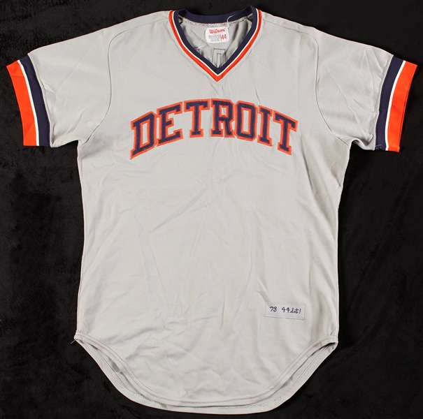 1973 Fred Schermann Detroit Tigers Game-Worn Road Jersey