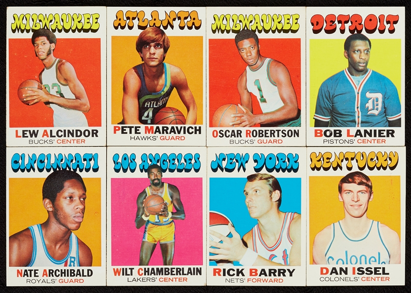 1971 Topps Basketball Complete Set (233)