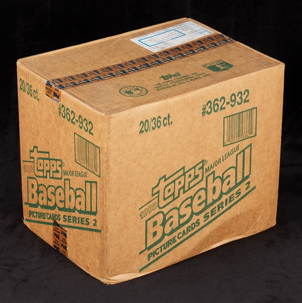 1993 Topps Baseball Series 2 Baseball Wax Case (20/36)