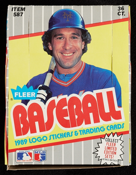 1989 Fleer Baseball Wax Box Group (6)