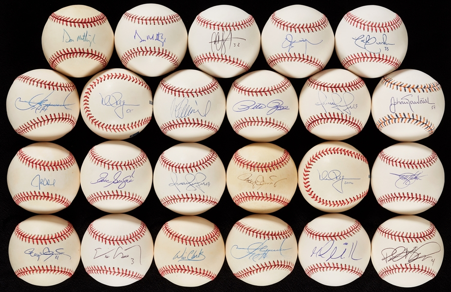 Stars & Notables Single-Signed Baseball Group with Ichiro, McGwire (23)