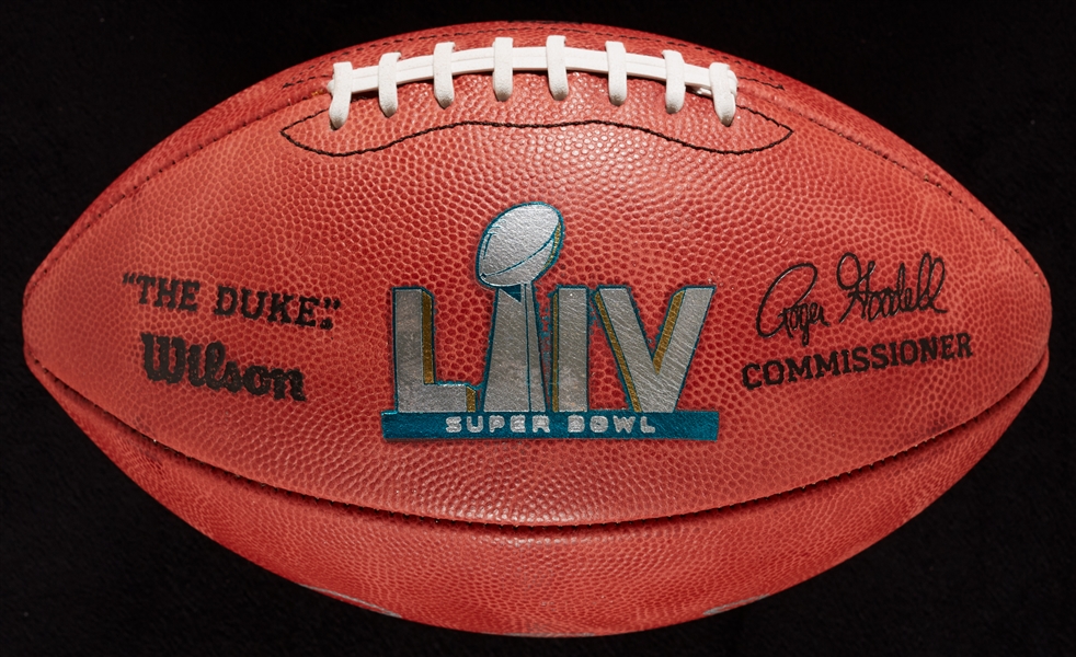Patrick Mahomes II Signed Super Bowl LIV Game Ball Inscribed LIV MVP (Fanatics)