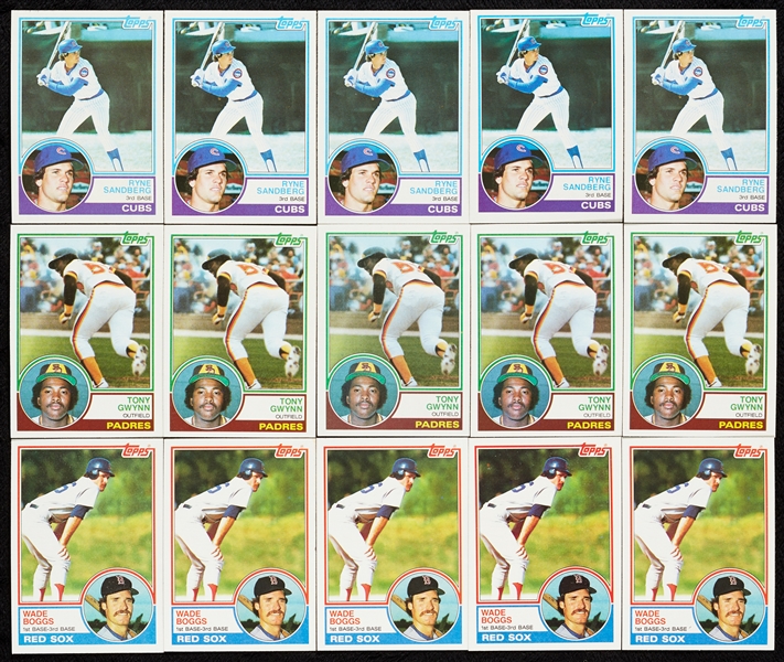 1983 Topps Baseball Complete Sets Group (5)