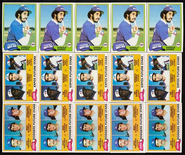 1981 Topps Baseball Complete Sets Group (5)