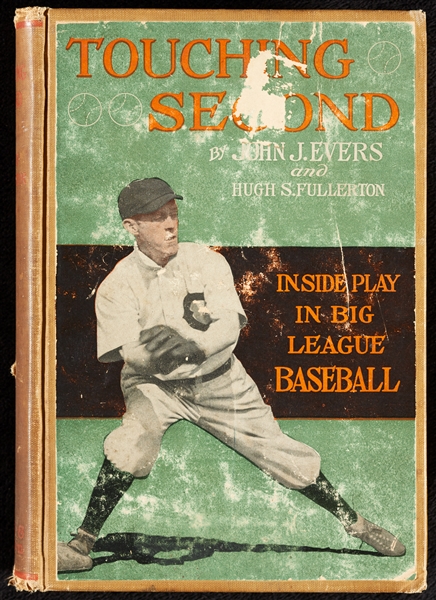 1910 Touching Second Book by Johnny Evers
