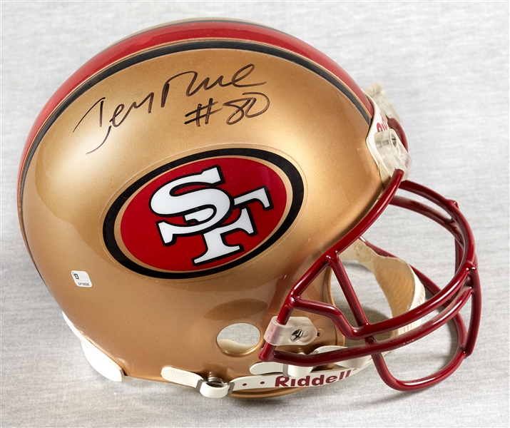 Jerry Rice Signed 49ers Full-Size Helmet (BAS)