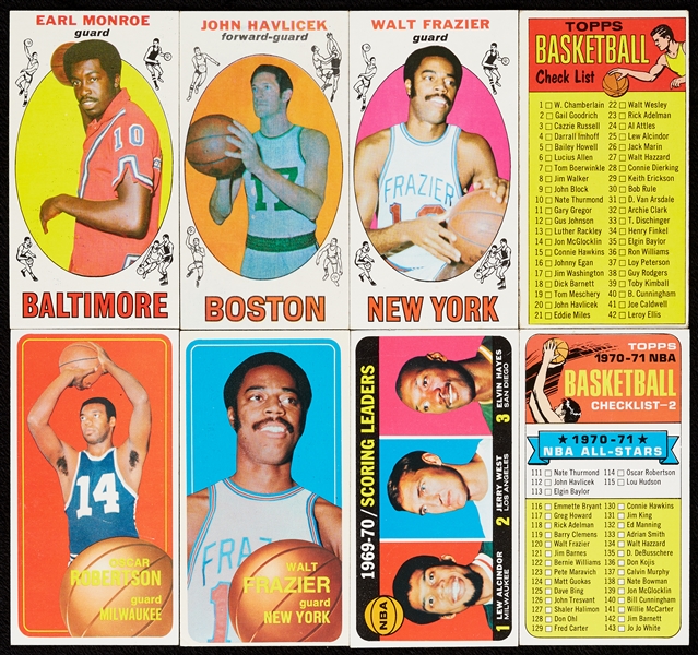 1969 and 1970 Topps Basketball Hall of Famers and Rookies Group (34)
