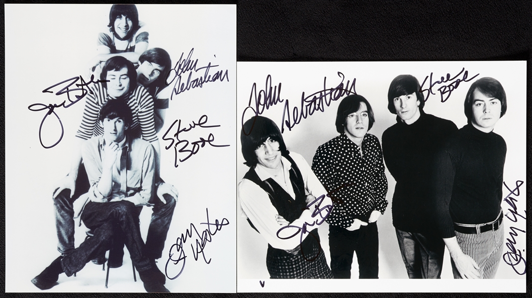 Lovin' Spoonful Group-Signed Photo Pair (2)