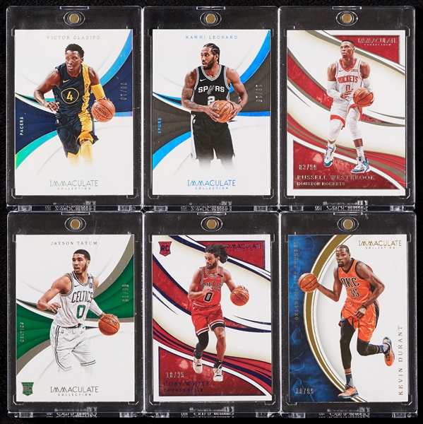 Panini Immaculate Serial-Numbered Group with Jayson Tatum RC (18)