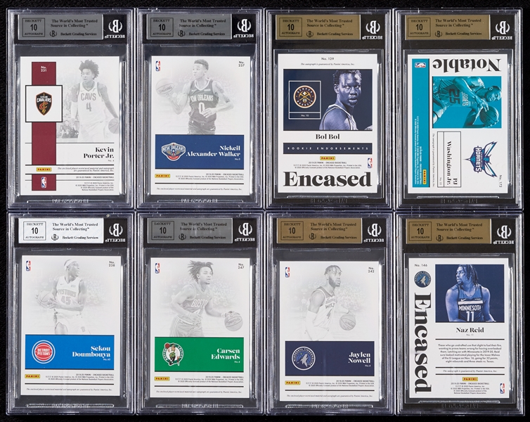 2019 Panini Encased BGS-Graded RC Group with Kevin Porter (8)