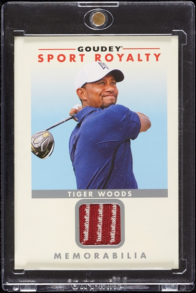 2017 UD Goodwin Champions Tiger Woods Goudey Sport Royalty Memorabilia