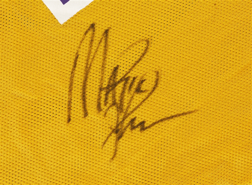 Magic Johnson Signed Lakers Jersey & 8x10 Photo (2) (BAS)