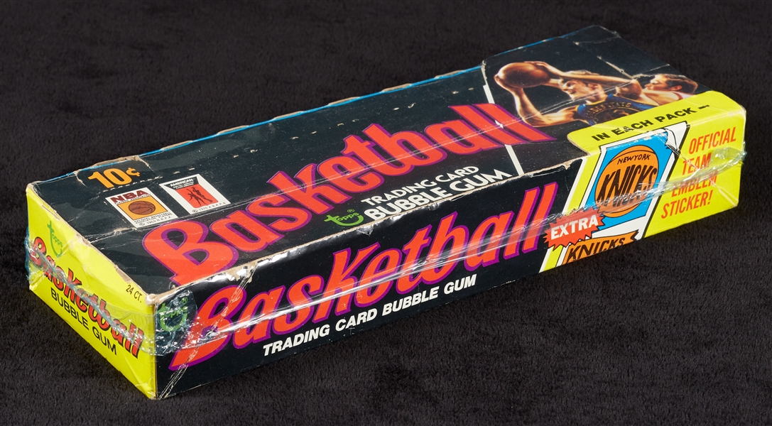 1973 Topps Basketball Empty Wax Box
