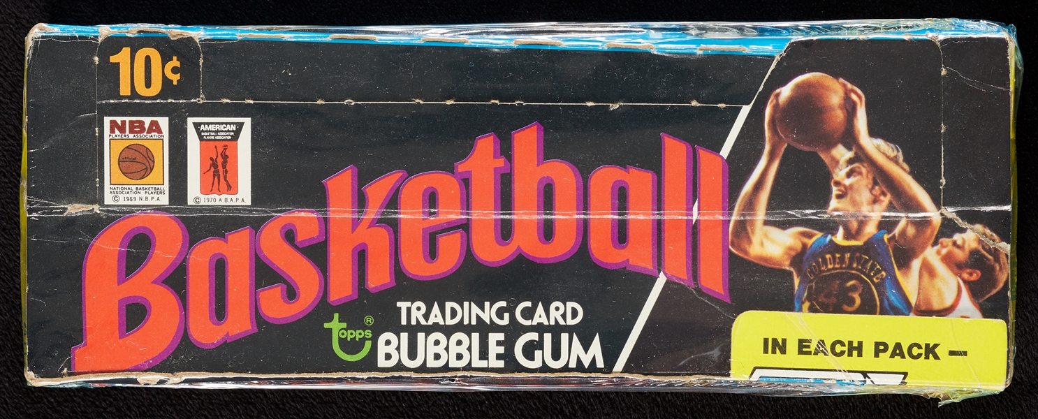 1973 Topps Basketball Empty Wax Box